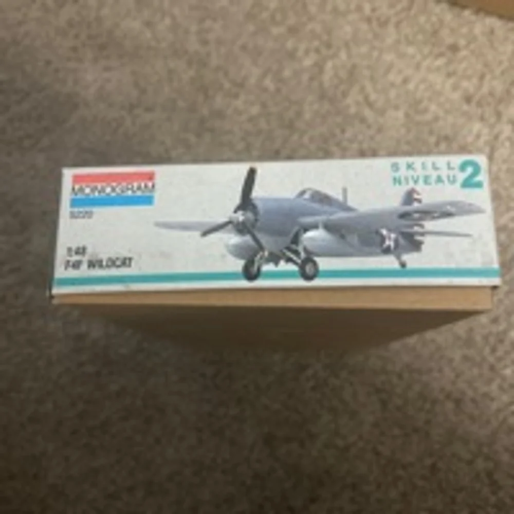 Monogram F4F Wildcat Model Kit - Gray